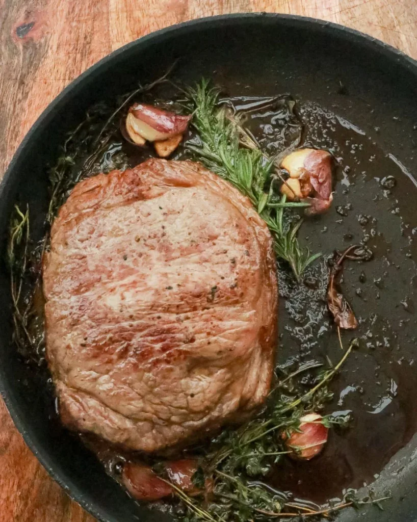 Pan fried steak
